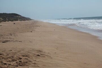 beach shoreline deserted