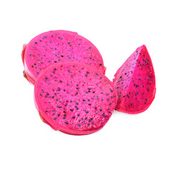 Dragon fruit isolated on white background