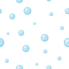 Bubble. Soap texture. Background with sparkling water, abstract wallpaper with effervescent effect. Vector illustration

