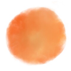 Hand draw Watercolor splash on white background. Abstract illustration. Pastel color for banner, clip video decoration, brush stroke