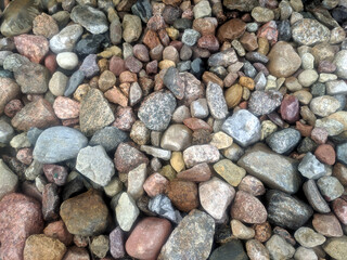 stones on the beach