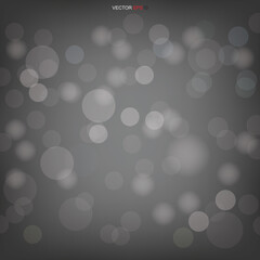 Abstract light blurred bokeh for background. Beautiful bokeh background with light effect. Vector.