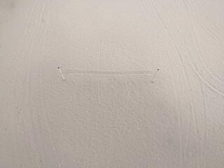 Aerial summer view of empty beach of lake. volleyball net on a deserted beach.