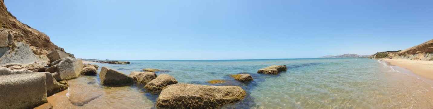 Foce Gallina, Licata, Sicilia, Italy.