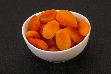 Sweet tasty dried apricot heap