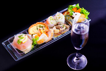 delivery food box for Christmas dinner