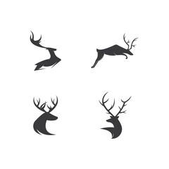 Fototapeta na wymiar Deer Logo Template vector