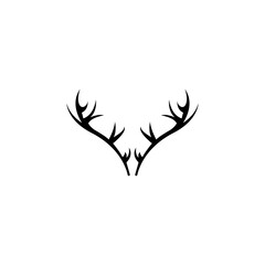 Deer Antlers Logo Template