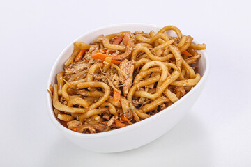 Wok with chicken and vegetables