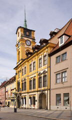 Fototapeta na wymiar Square of King George of Podebrady – Market square in Cheb. Czech Republic