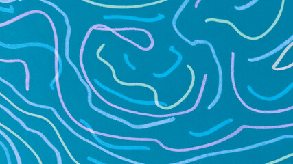 Malachite Abstract Scribble. Distress Texture. 