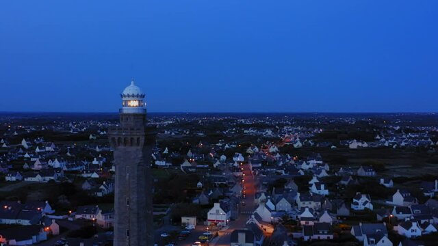 Lighthouse of Eckm&uuml;hl Brittany France