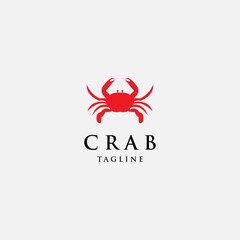 Vector Design Template, Emblem, Design Concept, crab with big claws. © Salman