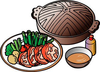 ジンギスカン鍋