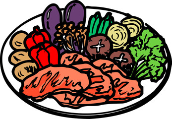 バーベキュー材料