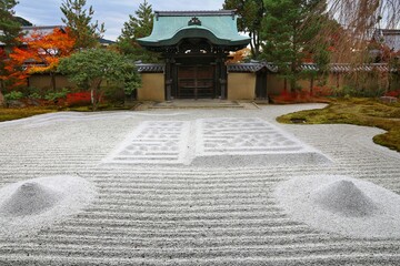 Zen garden in Kyoto