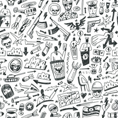 war - seamless background