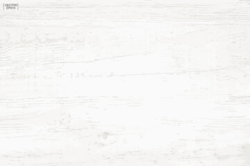 Obraz premium White wood pattern and texture for background. Vector.