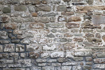 Facing stone wall texture background.
