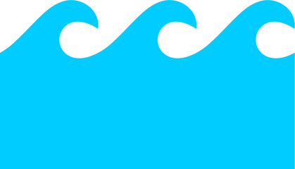 Fototapeta premium Vector illustration of the waves