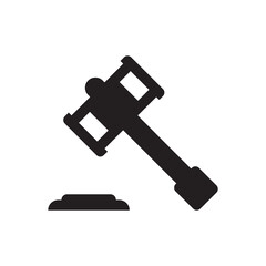 judge gavel icon - Auction Hammer icon 