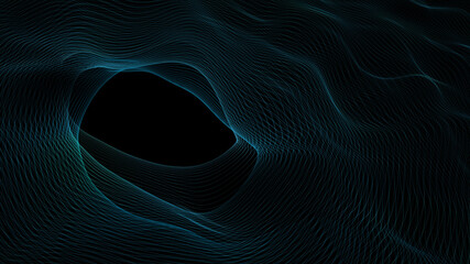 Abstract Design Magnetic Wavefield Background