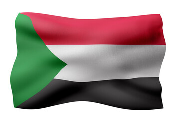  North Sudan 3d flag