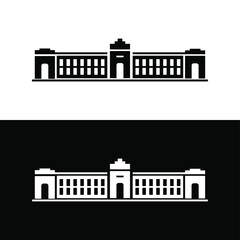 Big house concept. Very suitable in various business purposes, also for icon, symbol, logo and many more.