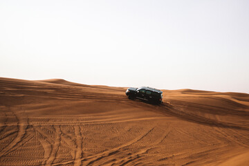 jeep in the desert