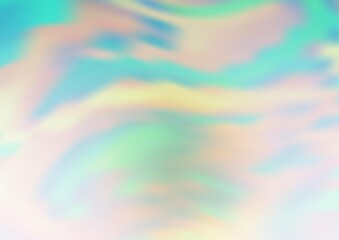 Obraz premium Light Green, Yellow vector blurred shine abstract template. Modern geometrical abstract illustration with gradient. A completely new template for your design.