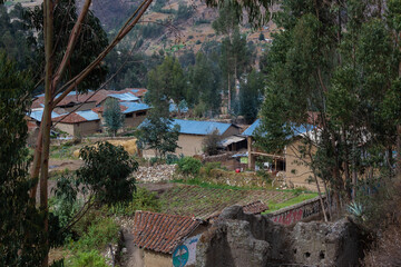 Village in the mountains.