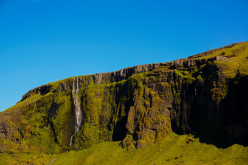 Mossy hill in Iceland