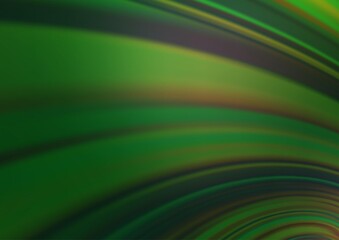 Dark Green vector bokeh and colorful pattern. Glitter abstract illustration with an elegant design. The blurred design can be used for your web site.