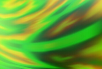 Light Green vector blurred pattern.