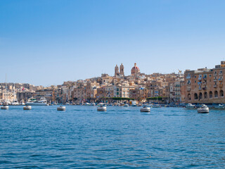 Fototapeta na wymiar View of Senglea, Malta