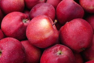 red apples for food texture