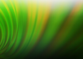 Dark Green vector bokeh pattern. Colorful illustration in blurry style with gradient. Brand new style for your business design.