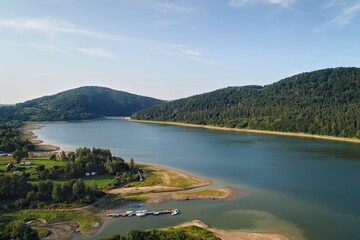 Klimkówka , Jezioro Klimkowskie z drona © Piotr Gaborek 