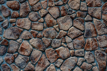 stone textures in the park in Fukuoka, Japan