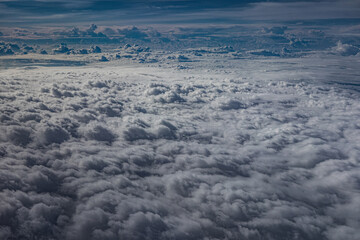 a drifting cloud from the flight in Indonesia 
