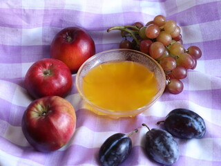 still life with fruit
