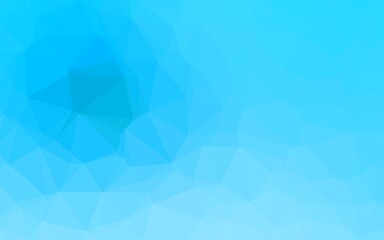 Light BLUE vector polygon abstract background. Modern geometrical abstract illustration with gradient. New texture for your design.