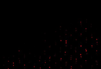 Dark Green, Red vector cover with polygonal style.