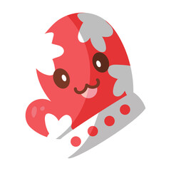 Isolated christmas glove kawaii. Christmas icon - Vector
