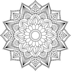 Mandala Single Vector Cut File. Mandala SVG files for Cricut. Mandala Wall Art. 