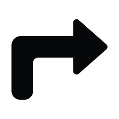 right arrow sign icon vector