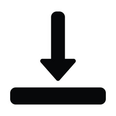 down arrow sign icon vector design