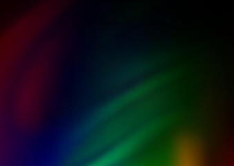 Dark Multicolor, Rainbow vector modern elegant background. Shining colorful illustration in a Brand new style. The template can be used for your brand book.