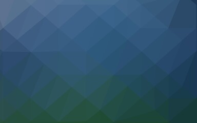 Light BLUE vector abstract polygonal cover. A completely new color illustration in a vague style. Completely new template for your business design.