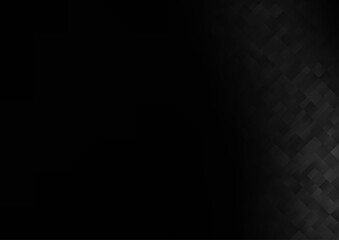 Dark Silver, Gray vector background with rectangles. Rectangles on abstract background with colorful gradient. Pattern can be used for websites.